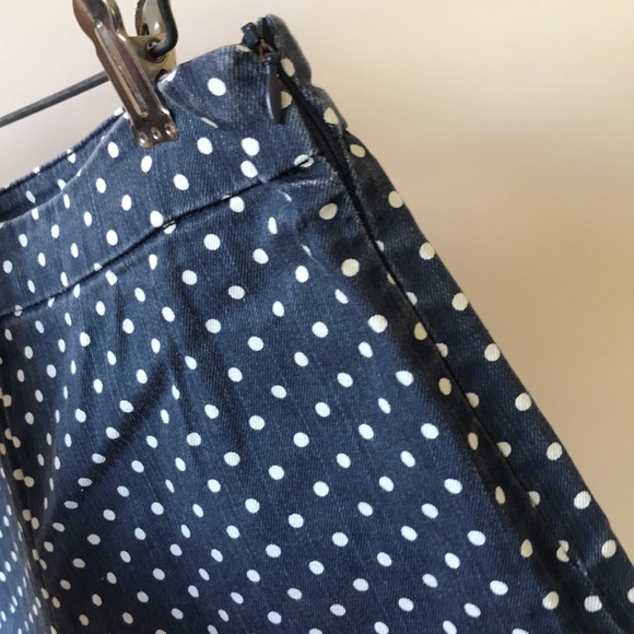 Denim polka dot pin up style shorts - Picture 5 of 5